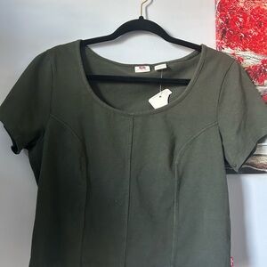 Olive Green Women's Top